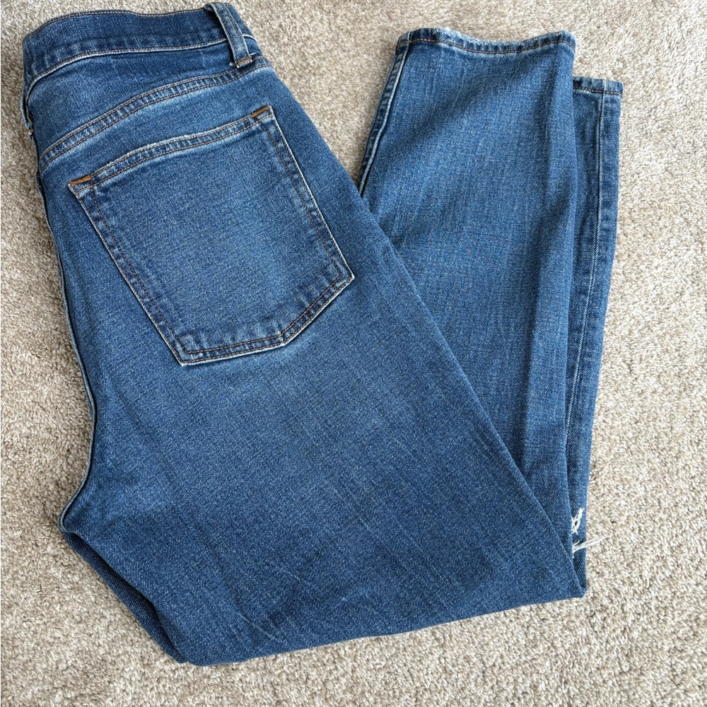 Abercrombie & Fitch Light Blue High-Rise Skinny Jeans